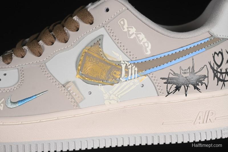 Nike Air Force 1'07 Low Batman DC Comics Series Casual Sneakers - XL2321-111