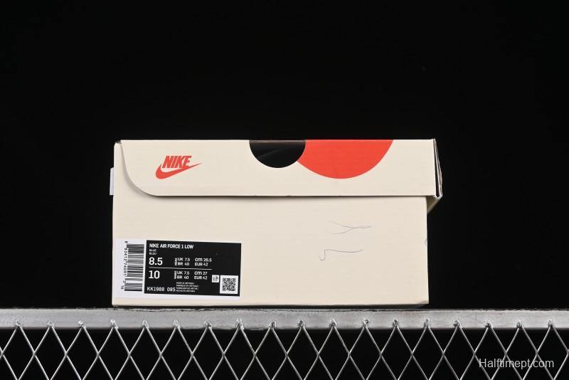 Nike Air Force 1'07 Low Gucci Collaboration Navy Blue Casual Sneakers - KK1988-085