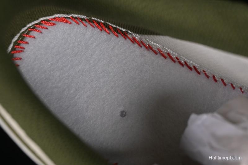 Nike Air Force 1 '07 Low Supreme Collaboration Military Green Multi Swoosh Casual Sneakers - XX3168-148