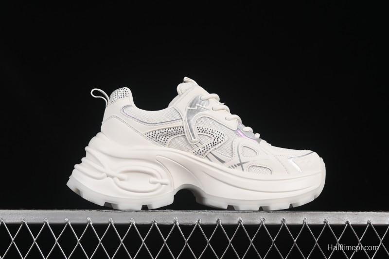 GG-CC 25ss New Platform Chunky Sneakers with 7CM Height Increase - 668-2