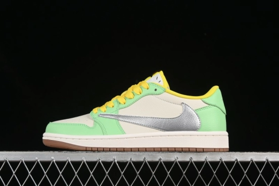 Nike Travis Scott x Fragment Design x Air Jordan 1 Low OG SP Casual Sneakers - DN6901-092