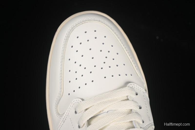 Nike Air Jordan 1 Low AJ1 Mismatched Swoosh Casual Sneakers - HV4511-133