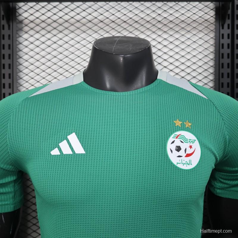 Player Version 2025 Algeria Green with Solid Color Jersey