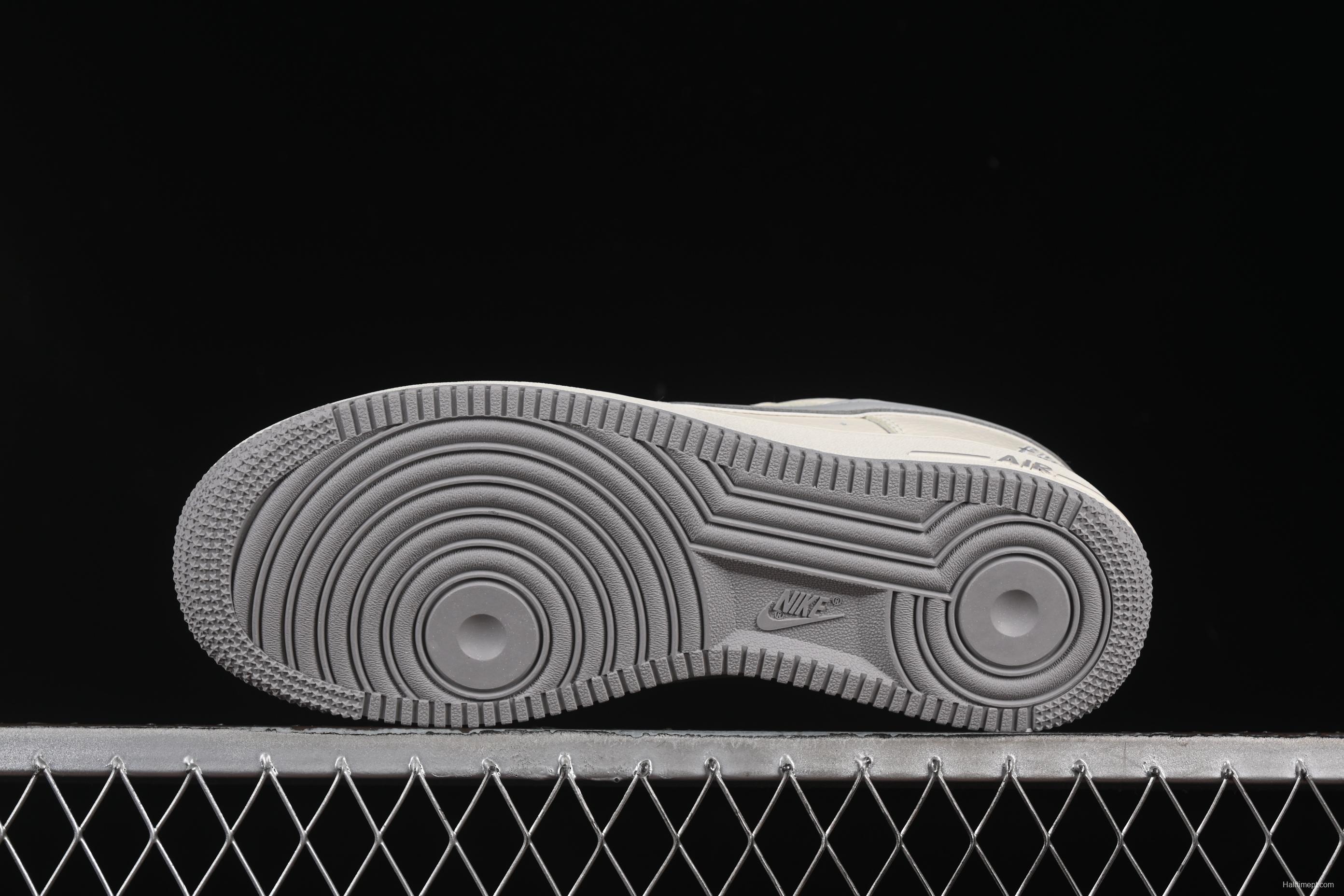 Nike Air Force 1 '07 Low Dream White Grey Swoosh Casual Sneakers - DR2024-106