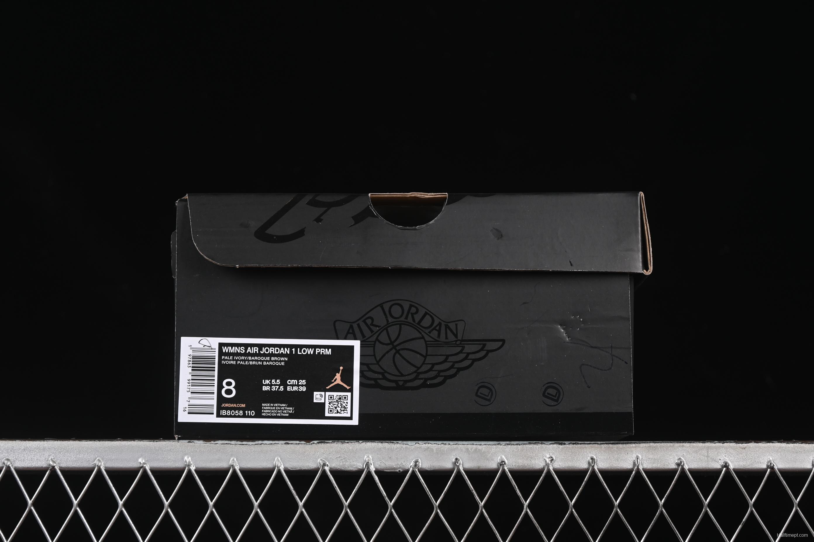 Nike Air Jordan 1 Low "Dongdan" Casual Sneakers in Woven Beige - IB8058-110