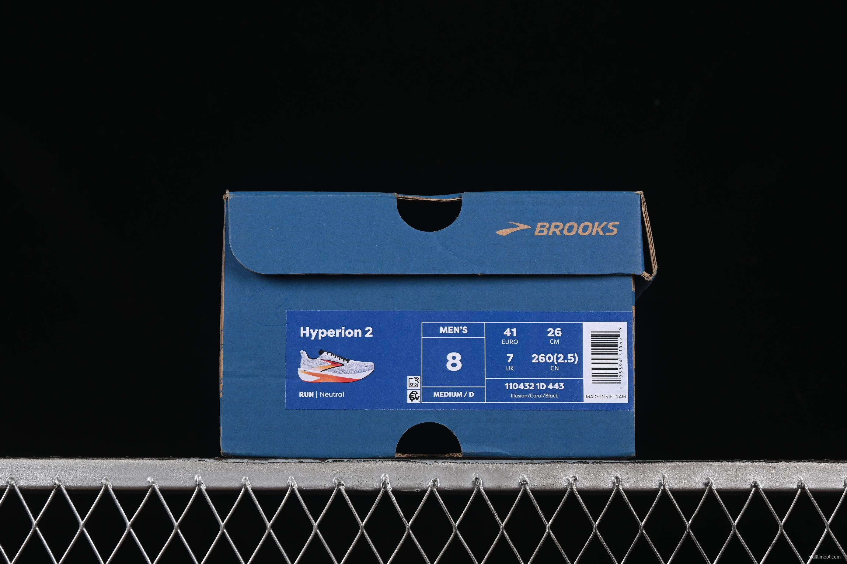 Brooks Hyperion 2 Low-Cut Breathable Lightweight Cushioned Running Shoes - 1104321D443