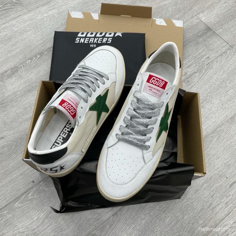 2024 Unisex GGDB White Green Suede Leather Sneaker MJ00260