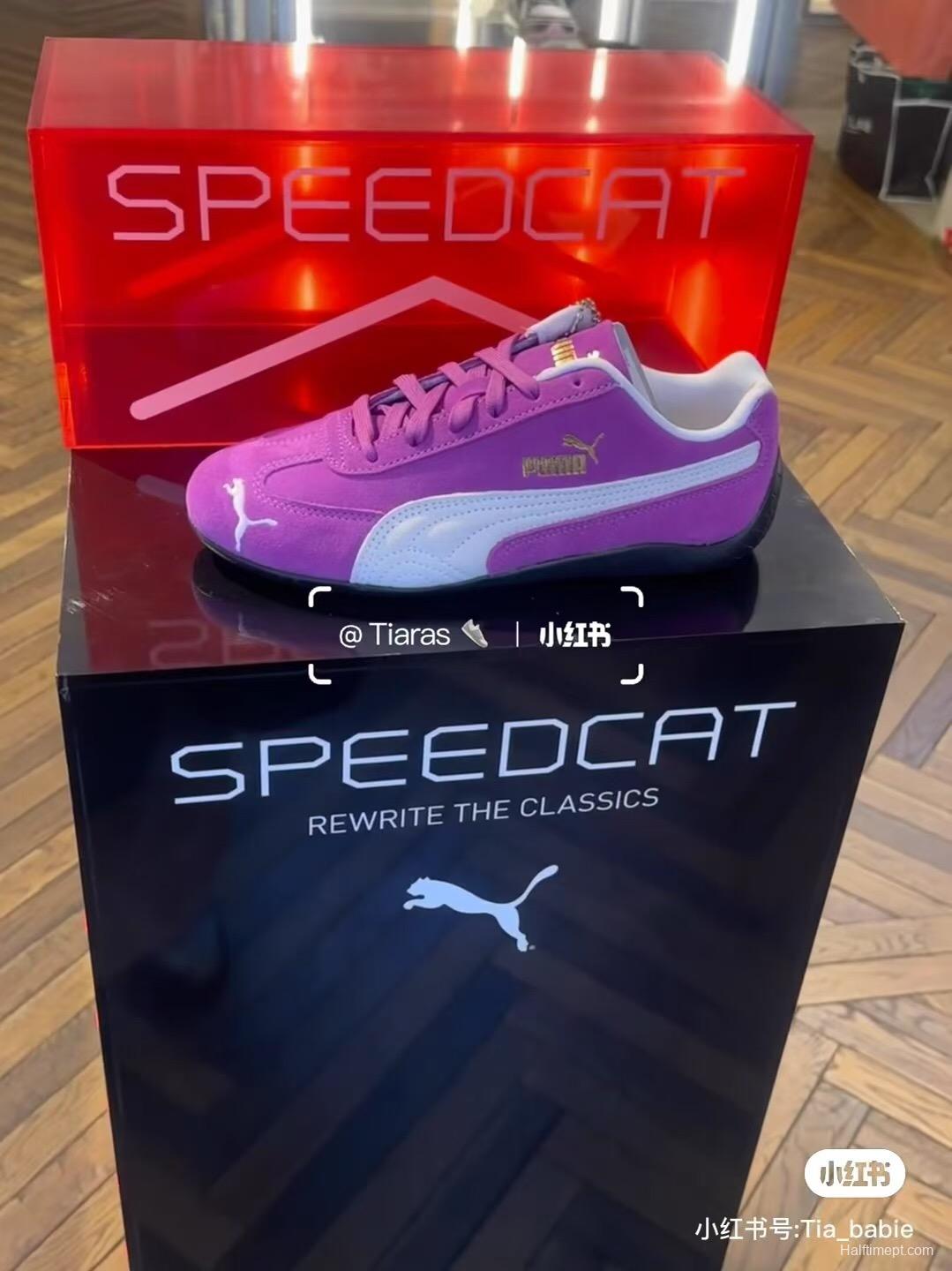 2025 Women Puma Purple White Suede Sneakers