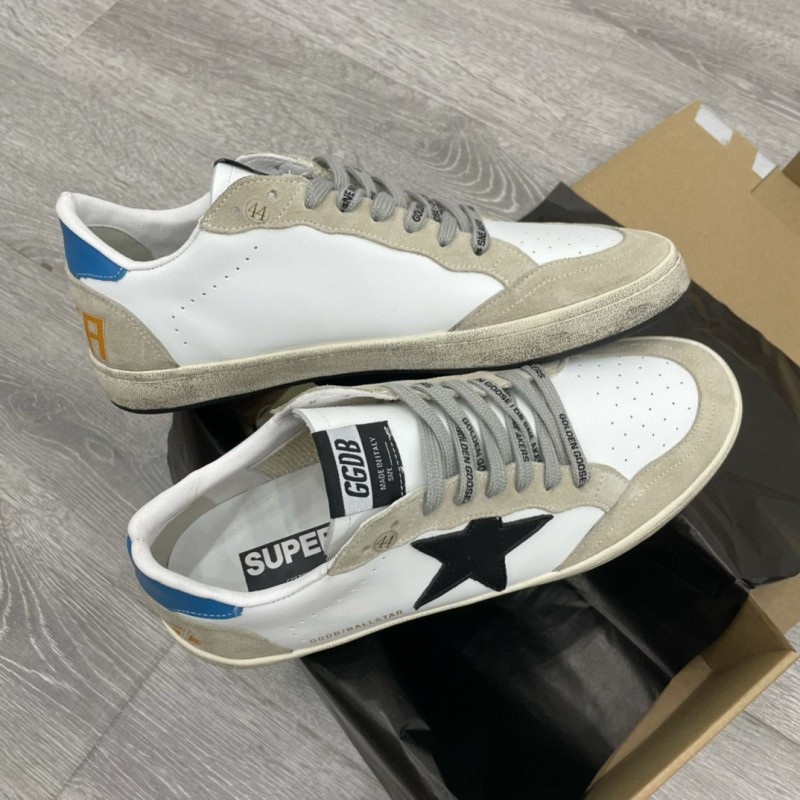 2024 Unisex GGDB White Beige Black Blue Leather Suede Sneakers MJ00260