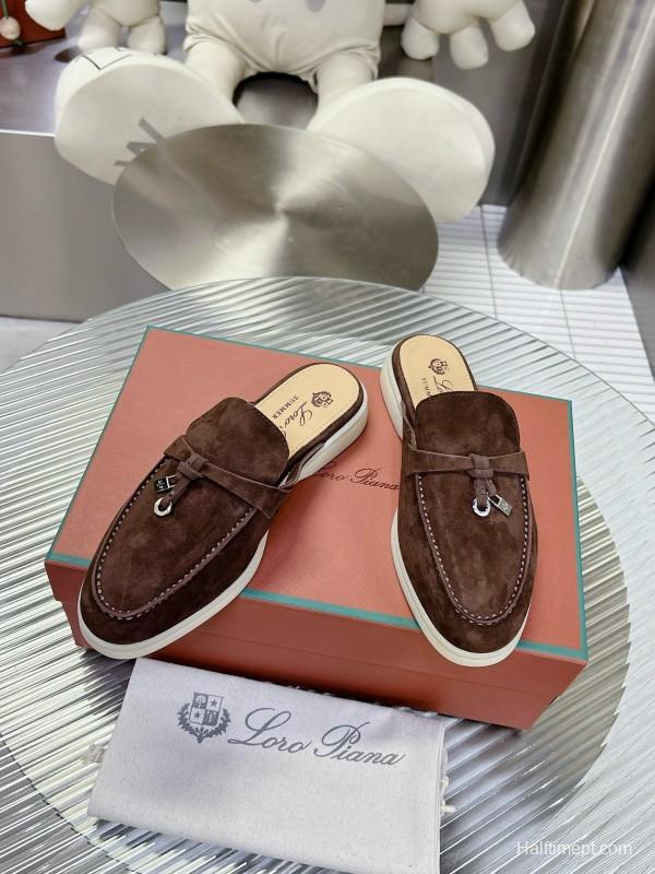 2024 Slippers LP Brown Suede Loafers
