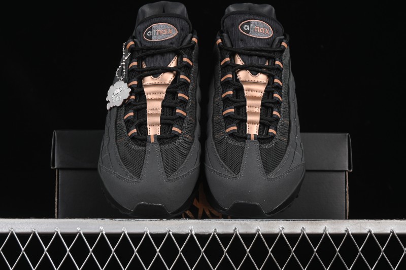Nike Air Max 95 Retro Cushioned Running Shoes - HQ6457-001