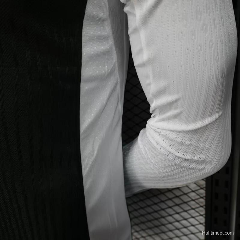 Player Version 25/26 Corinthians Home White Long Sleeve Jersey