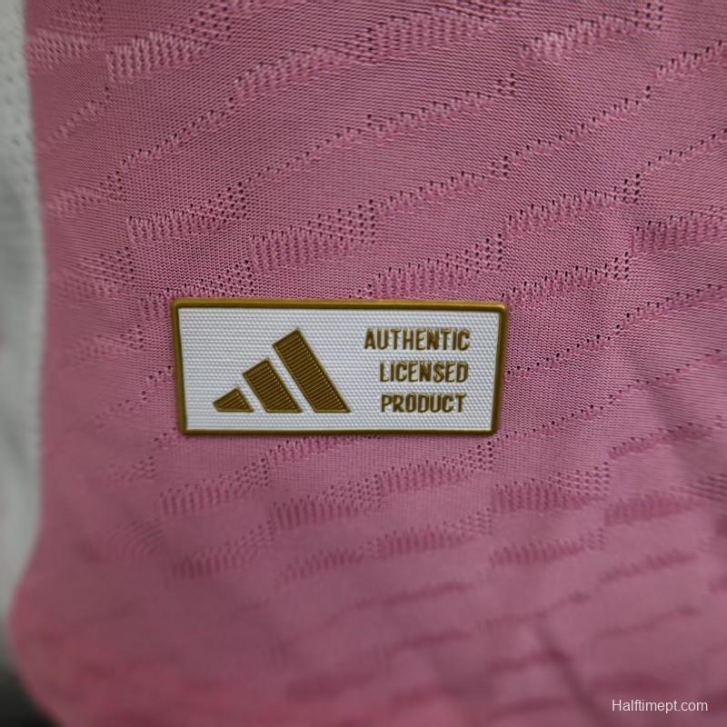 Player Version 2025 Argentina National Team Pink Training Jersey