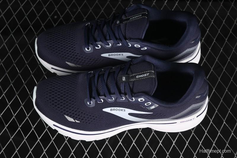 Brooks Ghost 15 Low-Cut Breathable Cushioned Support Casual Running Shoes - 1103931D026