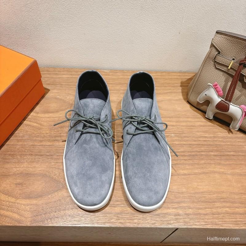 2025 Unisex H Grey Suede Boots AS00380