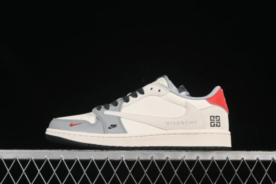 Nike Travis Scott x Fragment Design x Air Jordan 1 Low OG SP AJ1 Low-Top Casual Sneakers - XS7089-599