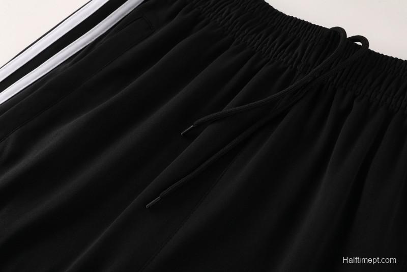 2025 Adidas Originals Long Sleeve T-Shirt Collection - Navy/White/Black with 3-Stripes