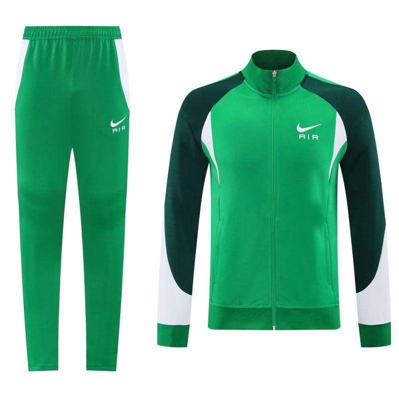 2025 NIKE Green Full Zipper Jacket +Long Pants