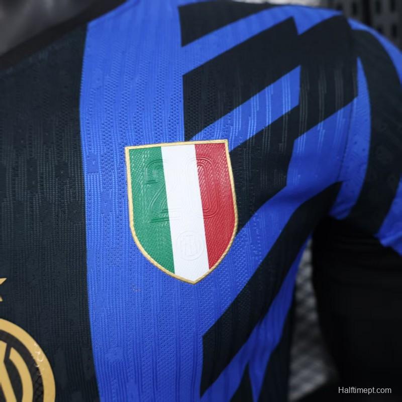 Player Version 24/25 Inter Milan Home Jersey