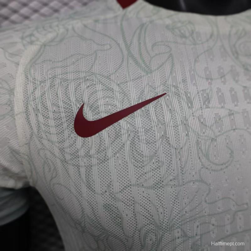 Player Version 2025 China Away WHITE  Jersey