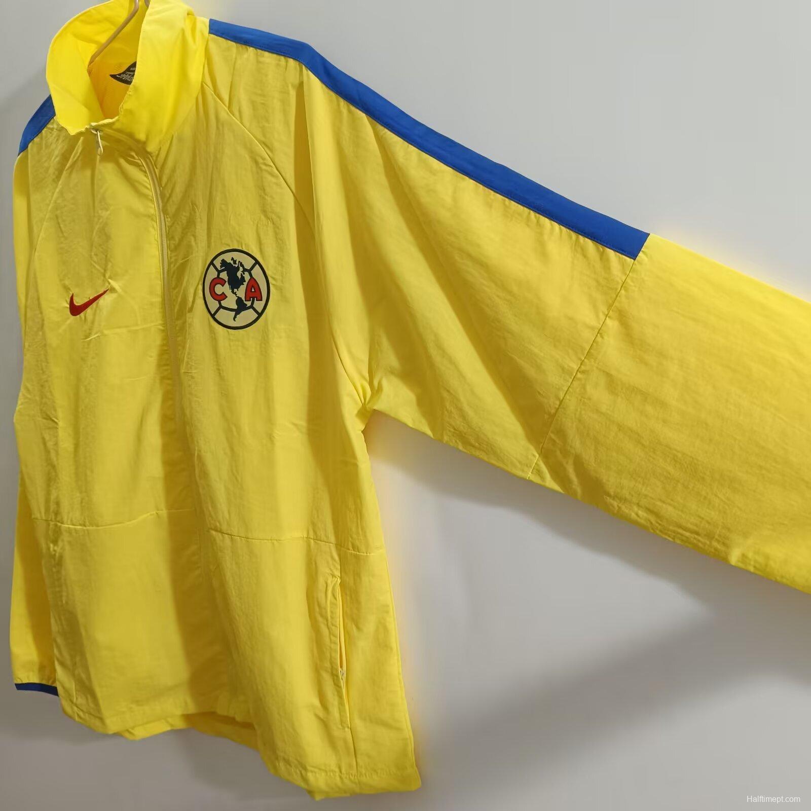 25/26 Club America Yellow Windbreaker