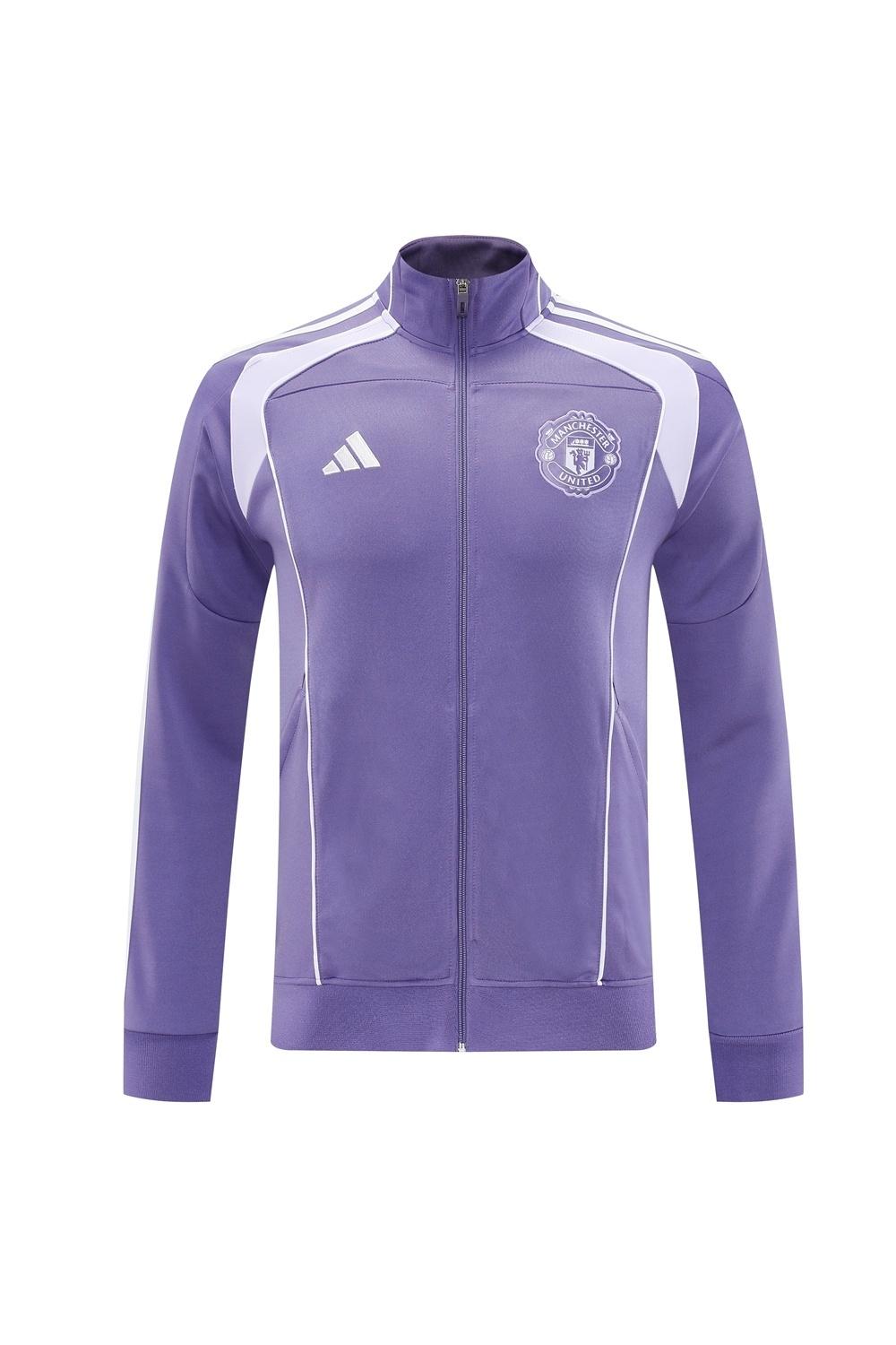 2025 Adidas Purple Full Zipper Jacket + Long Pants