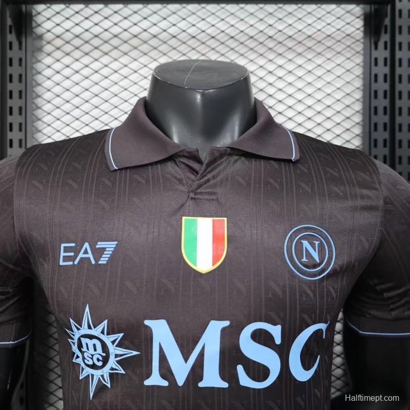 Player Version 25/26 Napoli Third Black Jersey