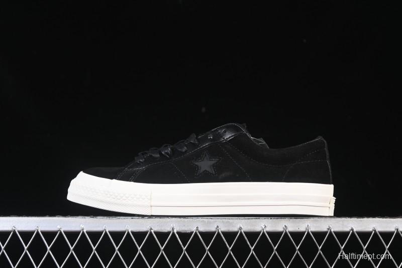 Converse One Star Suede Black Low Top Casual Skate Shoes - 149908C