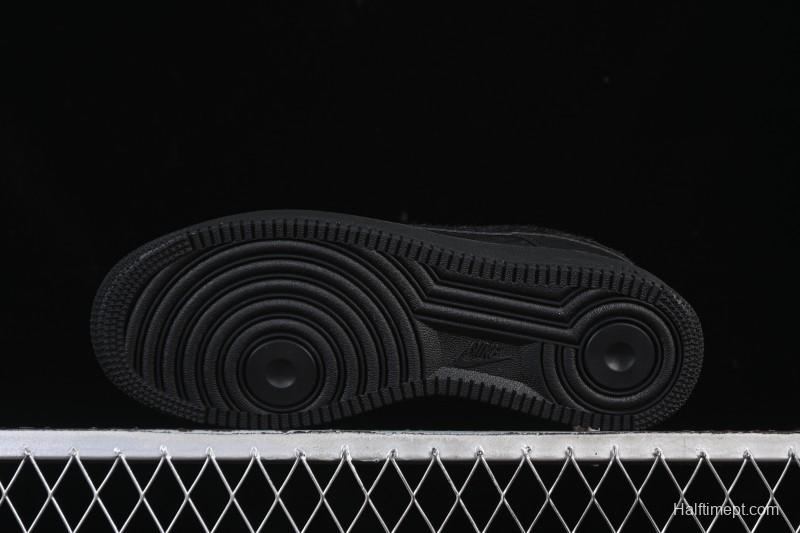Nike Air Force 1'07 Low Casual Sneakers with Full-Length Air Cushion - HQ1977-001