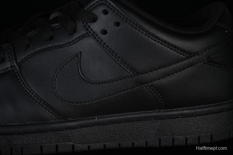 Nike SB Dunk Low Pro ISO Triple Black Skate Shoes - FJ1674-001