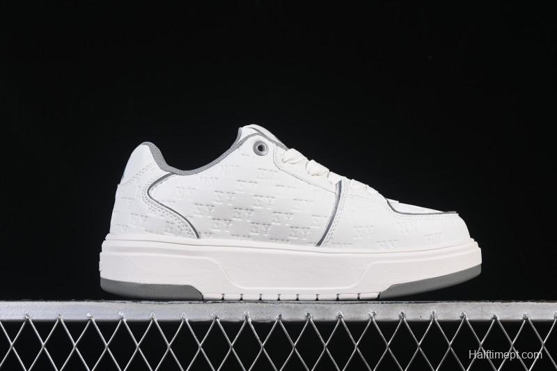 New York Yankees Bigball Chunky Embo Monogram Platform Sneakers - 3ASXE035N50GRS