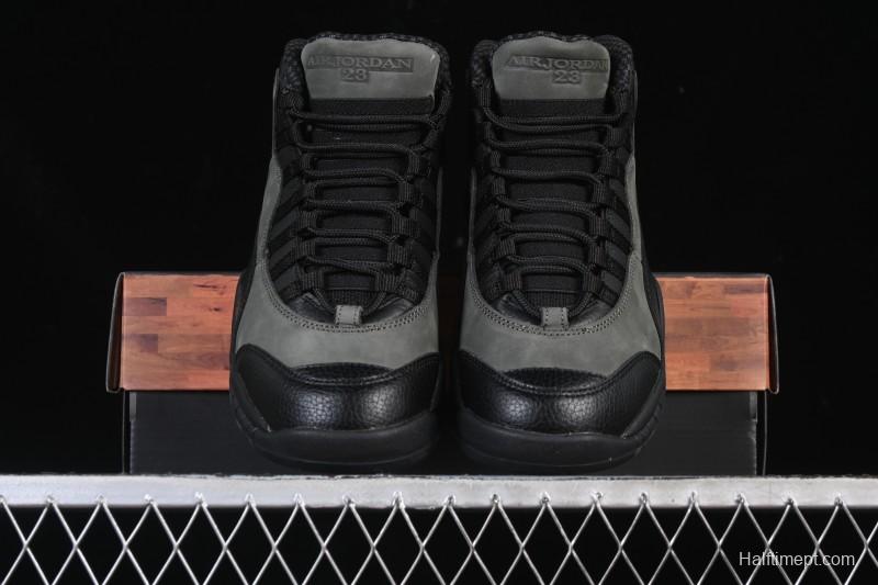 Nike Air Jordan 10 Retro Shadow Grey Basketball Shoes - HJ6779-001