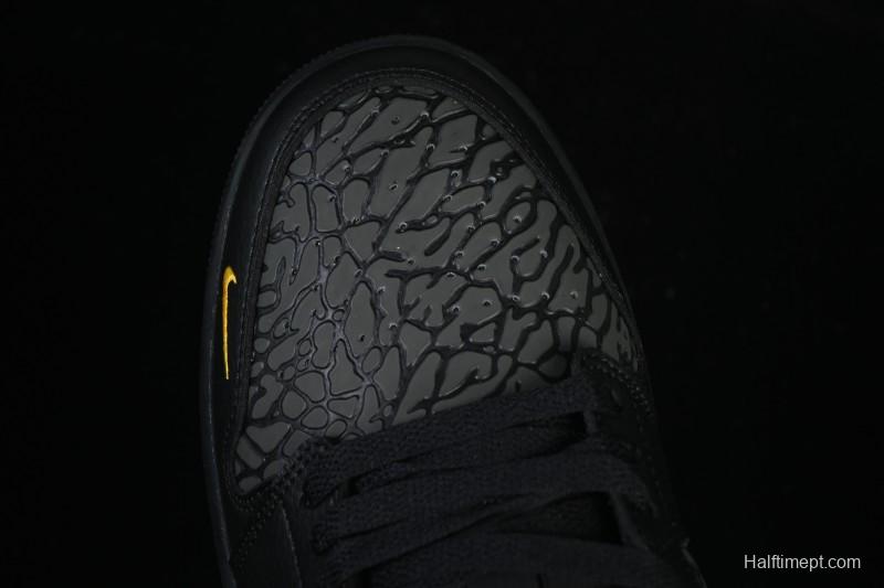 Nike Air Jordan 1 Low Elephant Print Casual Sneakers - IM6568-010