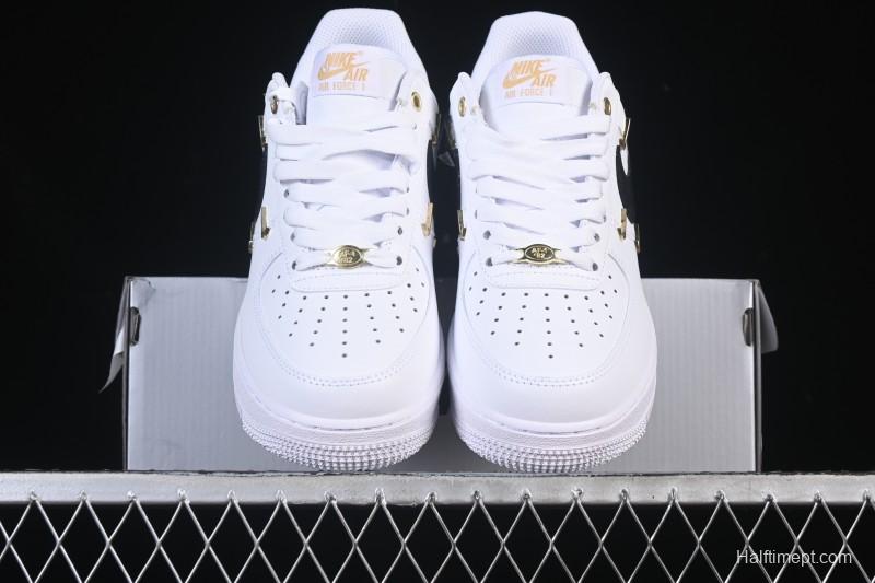 Nike Air Force 1'07 Low Four Hook Black White Casual Sneakers - ZH0316-113