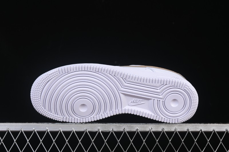 Nike Air Force 1 '07 Low Basketball Shoes with Classic Leather Upper and Air-Sole Cushioning - FJ4146-120