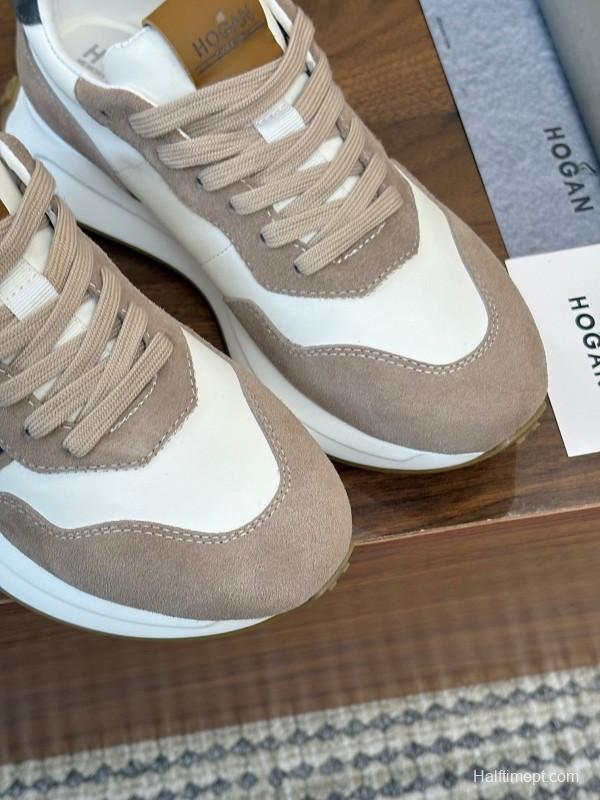 Hogan H-STRIPES Series Couple Thick Sole Dad Shoes Airship Shoes Casual Sports Shoes - AS00350