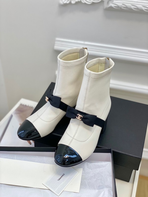Chanel 2025 SS Bow Mary Jane Ankle Boots - LY00320