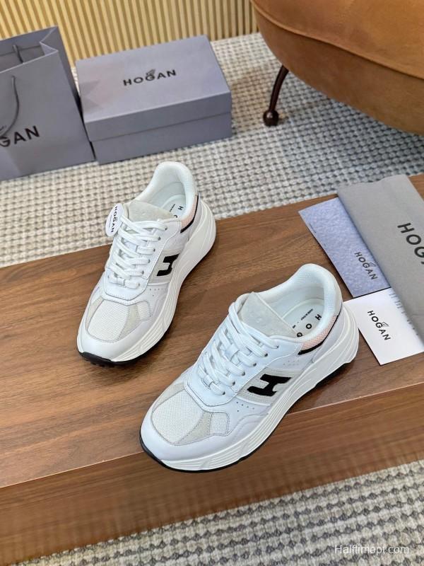 Hogan H-STRIPES Series Couple Thick Sole Dad Shoes Casual Sneakers - LY00370/LY00380