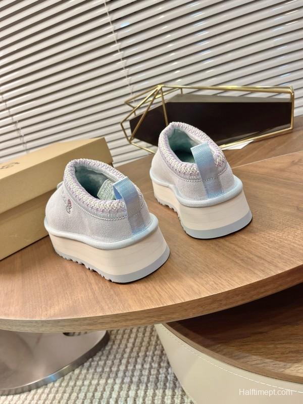 UGG Tazz Platform Wool Slipper Boot - MJ00230