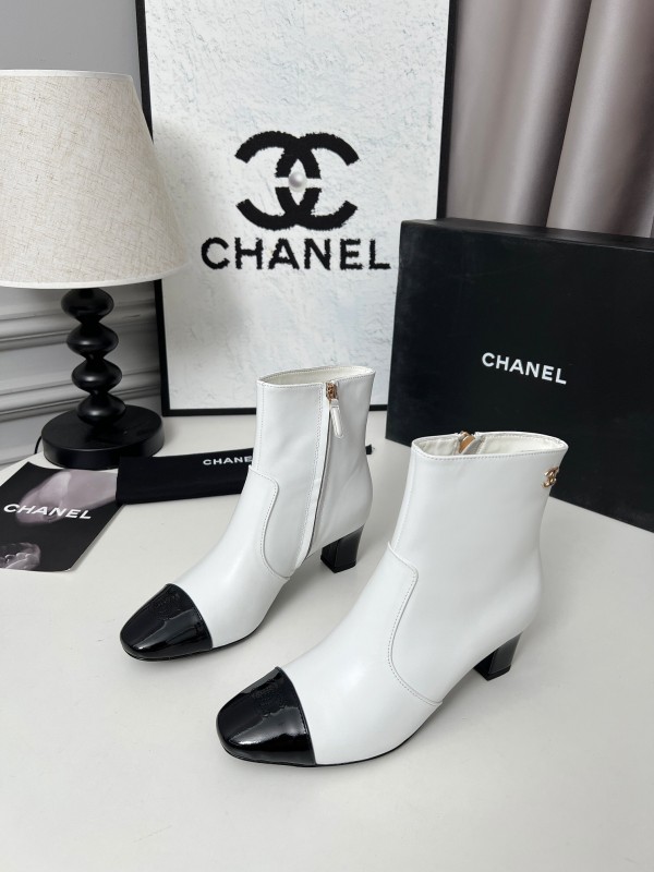 Chanel 2025/SS Double C Heel Fashion Boots - LY00370/LY00400