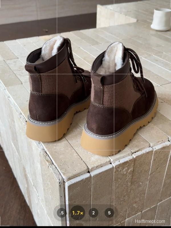 Agoge Autumn Winter New British Style Ankle Boots Martin Boots - KFY00