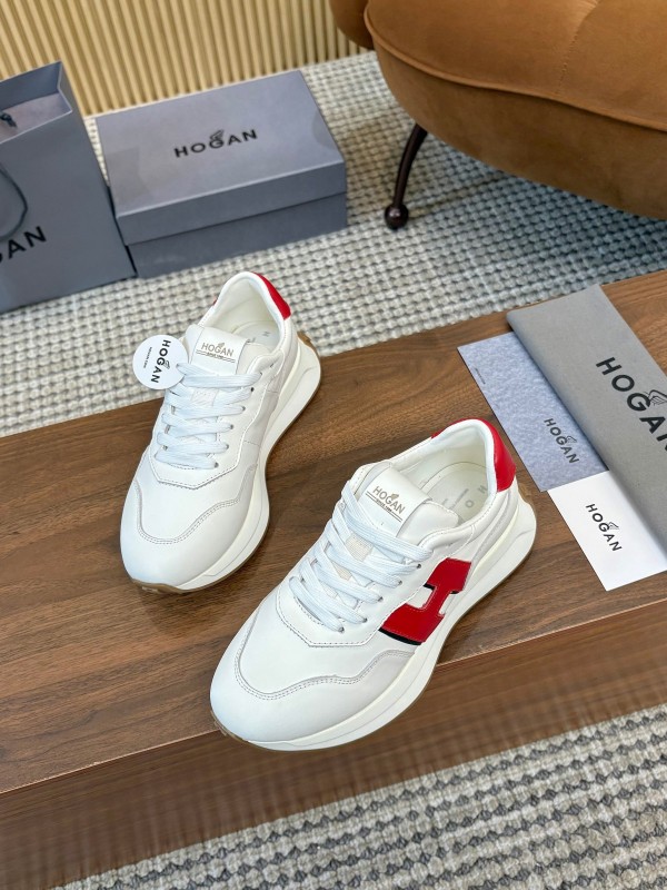 Hogan H-STRIPES Series Couple Thick Sole Dad Shoes Airship Sneakers - AS00350