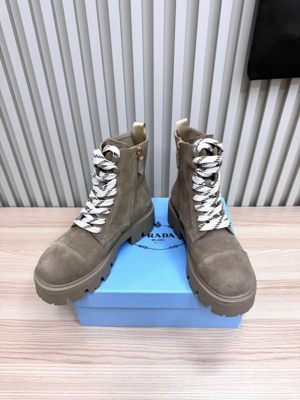 Prada 2025 SS Platform Martin Boots - LY0350