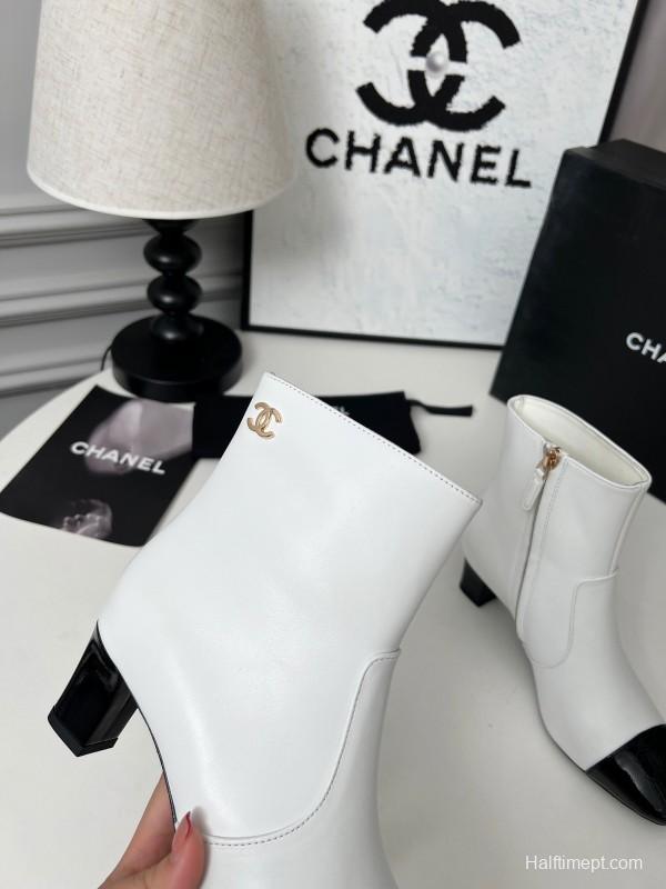 Chanel 2025/SS Double C Heel Fashion Boots - LY00370/LY00400