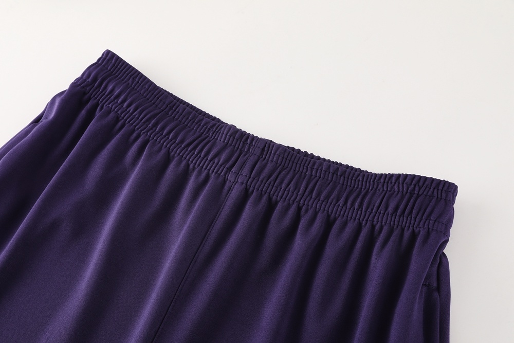 2025 England Purple Half Zipper Jacket+Long Pants