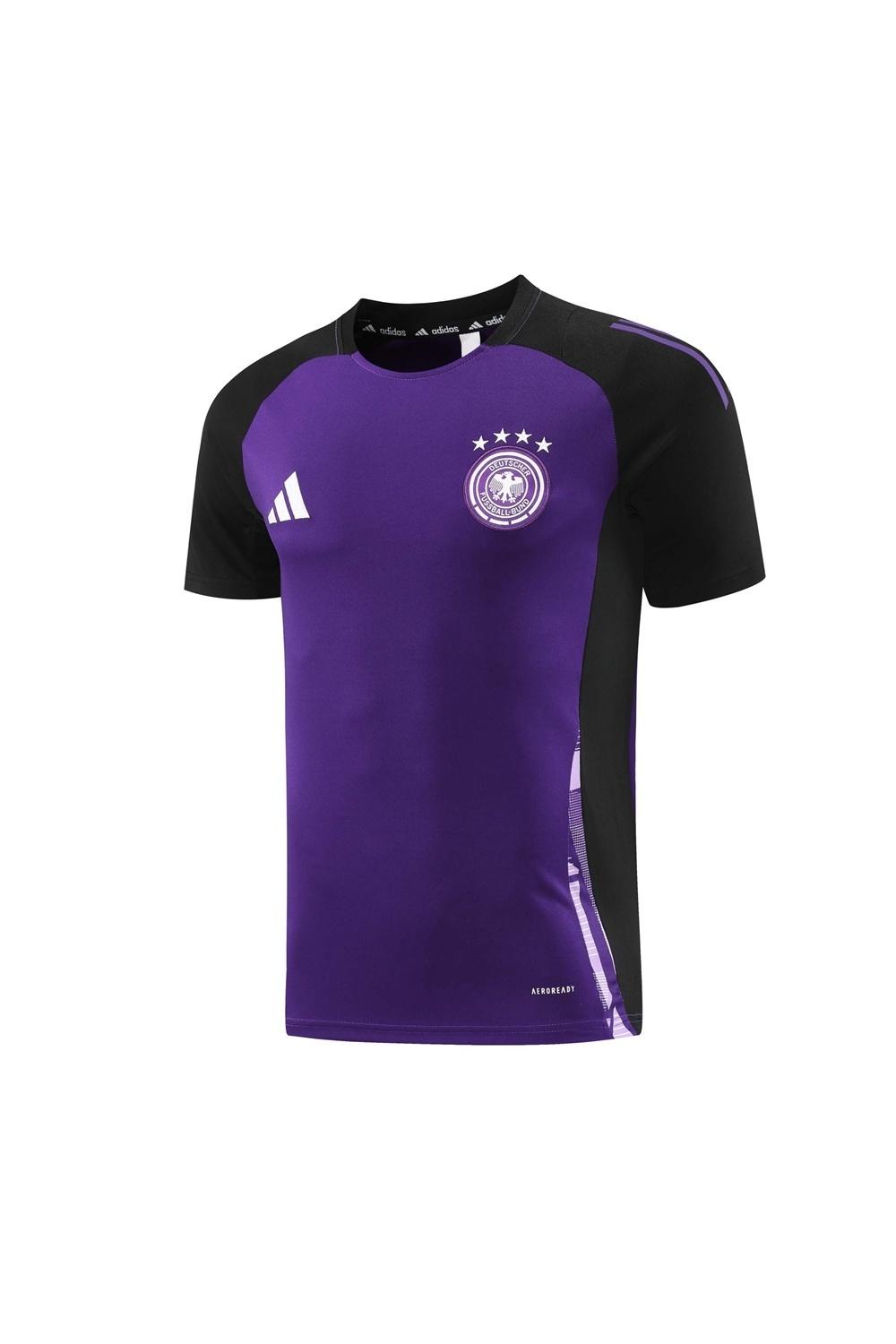 2025 Germany Purple Short Sleeve+Soccer Shorts