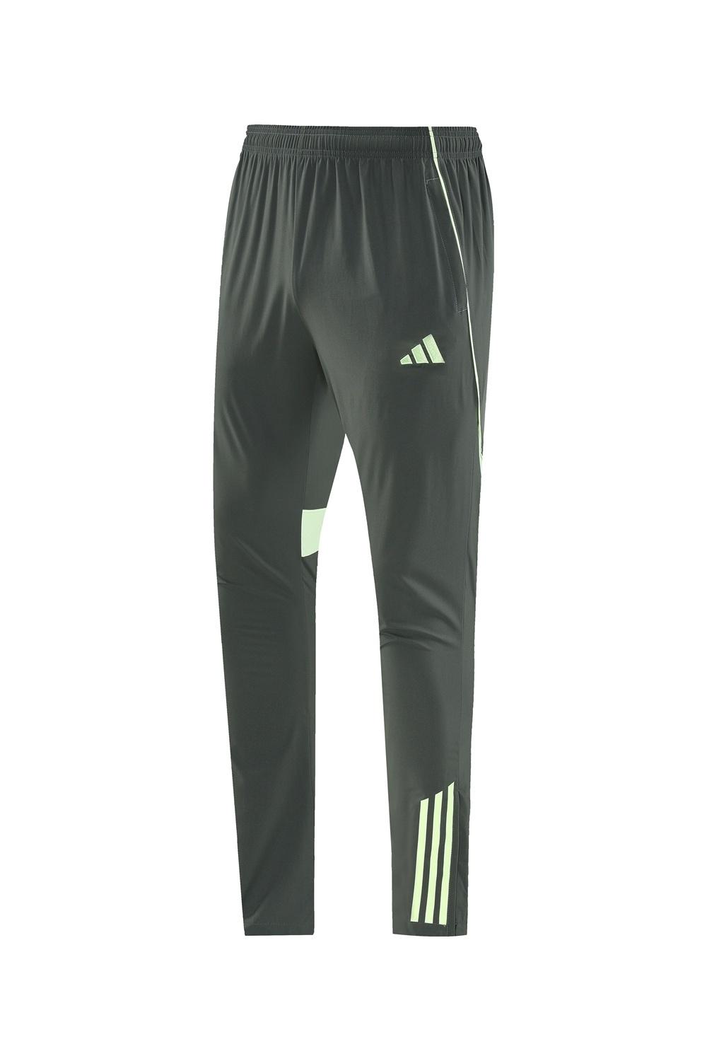 25/26 Real Madrid Dark Green Half Zipper Jacket+Long Pants S-3XL