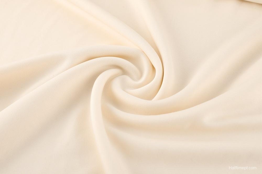 23/24 Barcelona Beige S-2XL Half Zipper Jacket+Long Pants