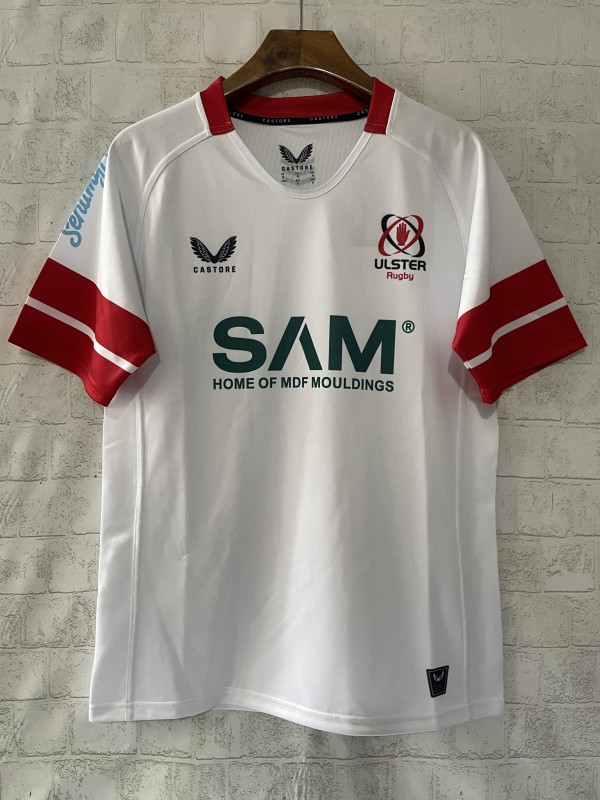 25/26 Ulster Rugby White with Red Stripe Jersey