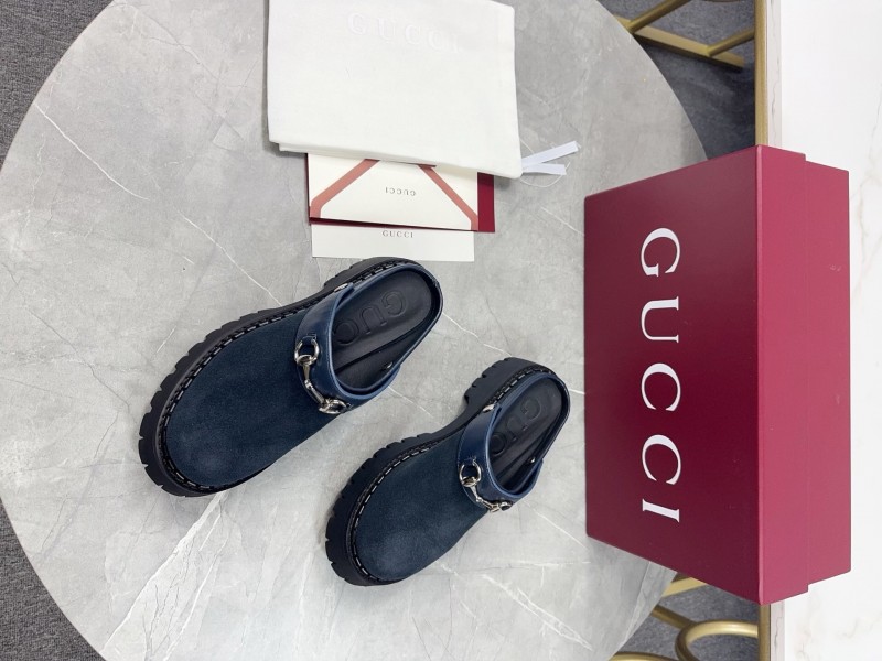 Gucci GG Platform Loafers with Lug Sole - KFY00280
